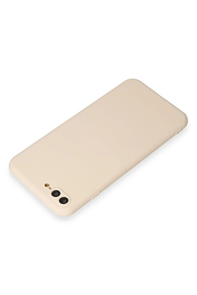 Epilons جراب ايفون 7 سيليكون اول - كريمي