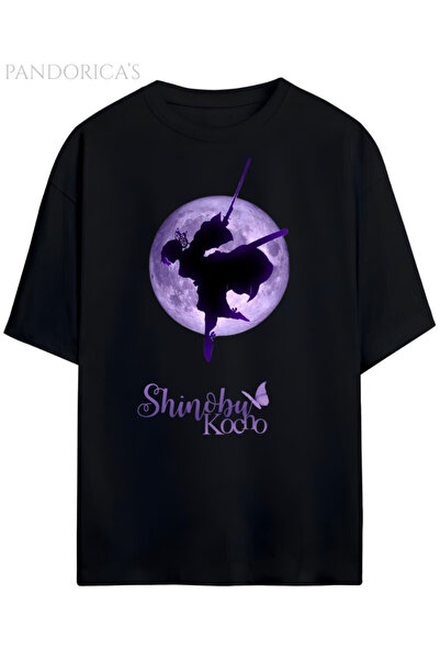 Grafftee Clothing Tricou unisex din bumbac cu design Demon Slayer Pandorica