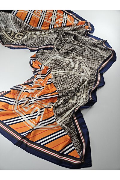 Shiva Scarfs New Season Line Pattern Voile Silk Shawl Scarf Accessory Silk Sc...