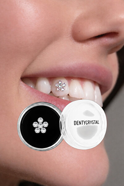 DENTYCRYSTAL Diş Pırlantası Papatya Desenli (Avusturya Kristallerinden Oluştu...