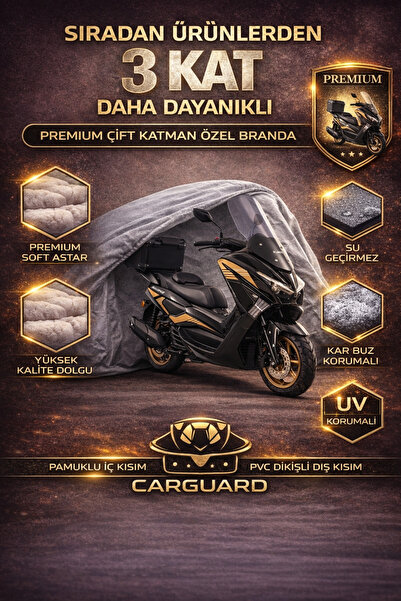CarGuard Kuba Newcity 50 cc ve 125 cc Uyumlu. Fitilli Motosiklet Brandası Mot...