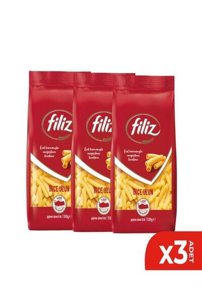Filiz Makarna 3'lü Paket İnce Uzun