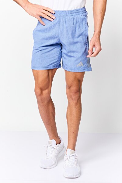 adidas Men Regular Fit 7 Inseam Running Shorts, Blue