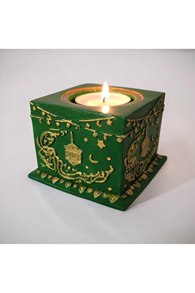 VESNA CONCEPT Ramazan Özel Kare Mumluk Tealight Mumluk
