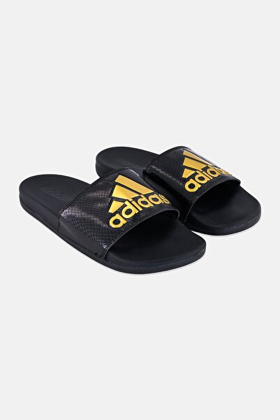 adidas Women Adilette Comfort Slip On Slipper, Black