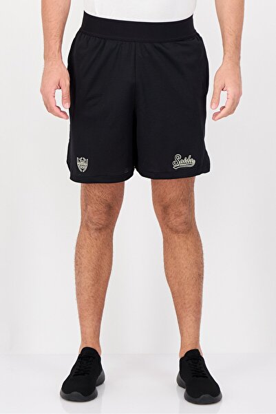 adidas Men Sportswear Fit Graphic Print Training Shorts, Black