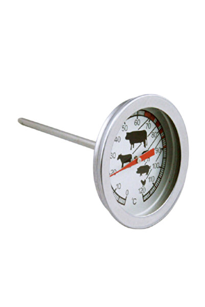 HALAMODO Coffee And Milk Portable Thermometer Silver 5.2 x 10.5cm