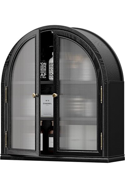 CHOGORI Modern 2-Door Wall Cabinet Over Toilet with 2 Shelves. Space-saving s...