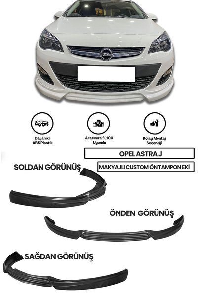 Genel Markalar Astra J 2012-2020 Boyasız Plastik Custom Ön Ek Makyajlı Kasaya...