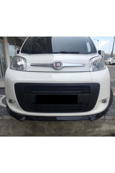 Tepe Tuning Fiat Fiorino 2007-2017 Arası Ön Lip Ön Ek Parlak Siyah Plastik