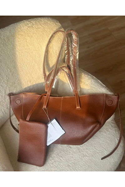 Nues حقيبة كتف نسائية من Polen مصنوعة من الجلد الطبيعي، منتج مستورد