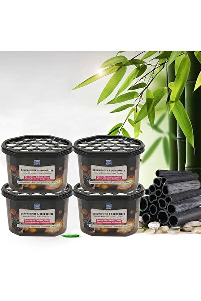 Arabest Moisture Absorber Box, 4 Pack, Compact Dehumidifier for Closet, Effic...