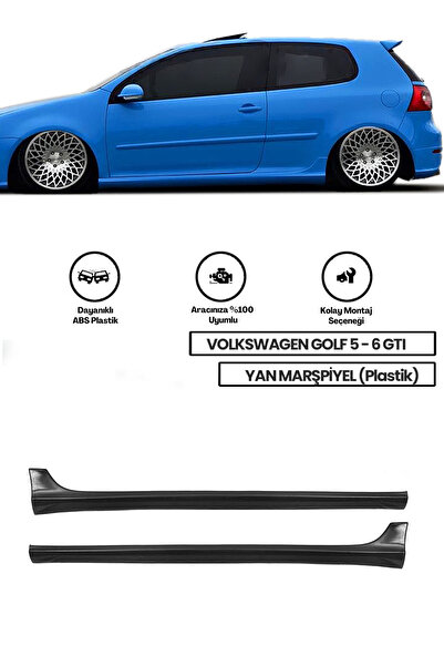 Genel Markalar Volkswagen Golf 5 Gtı Yan Marşpiyel (ÇİFT) (PLASTİK)