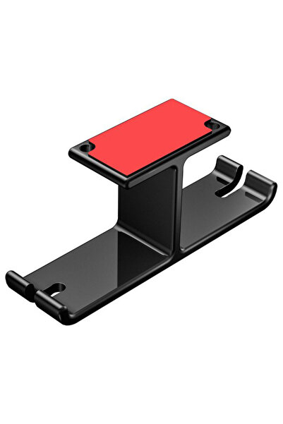 HALAMODO علاقة سماعة رأس مزدوجة الجوانب أسود/أحمر