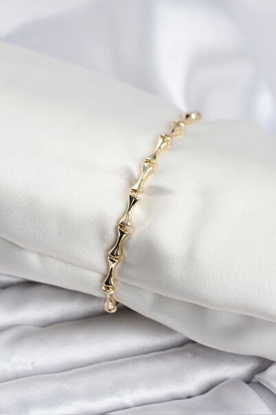 Inure Jewelry سوار نسائي من سلسلة VIP باللون الذهبي النحاسي موديل Thin Bone م...