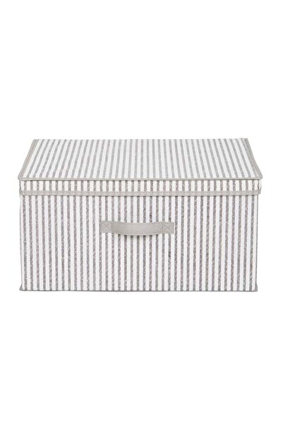 HALAMODO Ebase Rectangular Storage Box Grey/White Standard