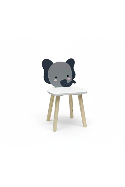 U-Grow Children's chair, MDF, elephant design,