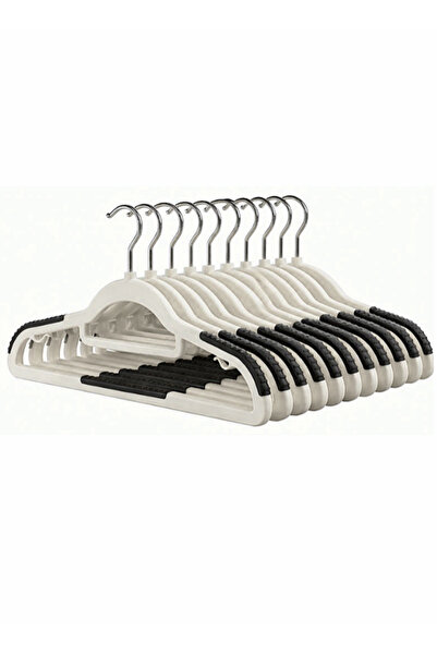Feelings Non-Slip Plastic Space Saving Hanger | 10 Piece