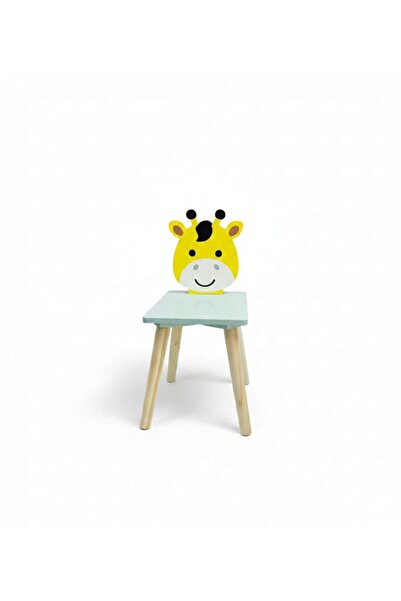 U-Grow Children's chair, MDF, giraffe design,