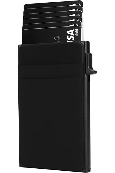 Arabest Metal Bank Card Case, Men's Portable Wallet, Bank Card Organizer, Min...