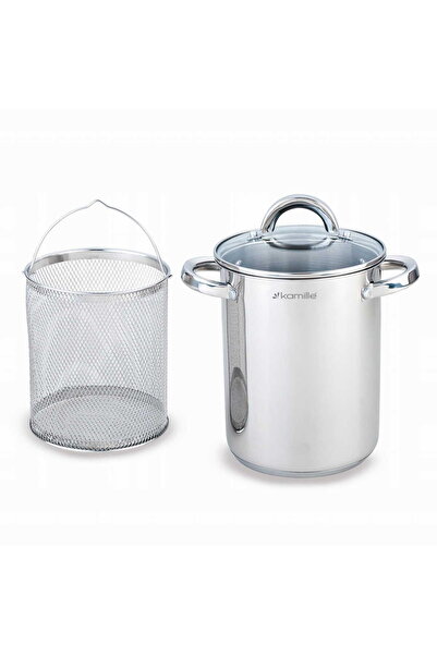 Kamille Stainless Steel Pot, 4.0 L, 16 cm