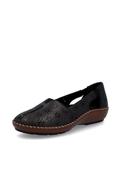 Rieker genuine leather shoes 44870-00 black