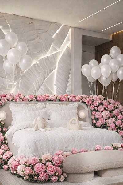 TALIDA HOME LINEN SET 6 PIECES FINE CREPON WITH RUFFLES