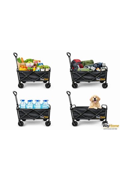 Way Home Katlanabilir Taşıma Arabası – Kamp / Plaj / Bahçe / Pazar /Evcil hayvan