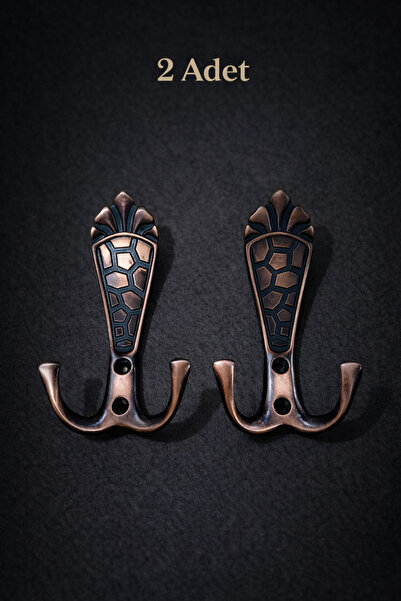 UĞUR HIRDAVAT 2 Adet Petek Lüks Portmanto Askı Vestiyer Duvar Dolap Elbise As...