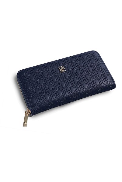 Carolina Herrera New Fashion Classic Luxury Zipper Wallet Large Capacity Unis...