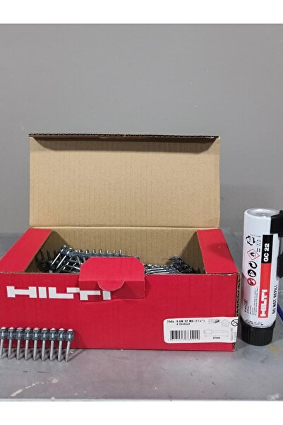 Hilti 750'LİK ÇİVİ 6 PAKET(4500X) + GC 22 GAZ 6 PAKET ( 1 KOLİ SET )