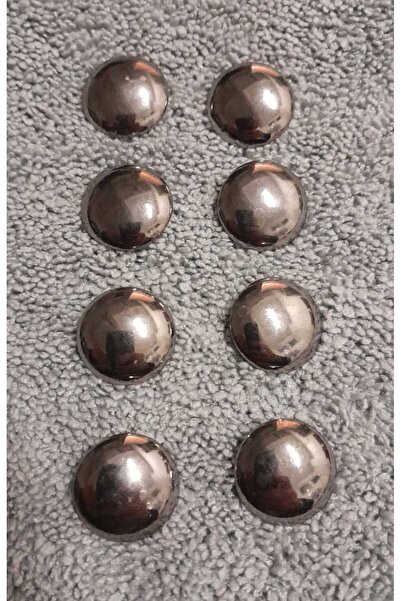 ILCARE Black Coated Metal Button 36 Size 20 mm 8 Pieces