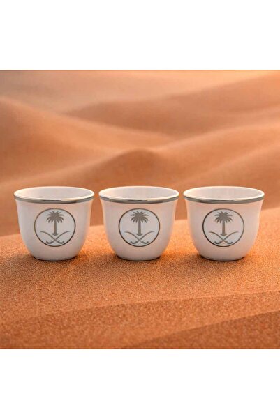 SQF Two swords and a palm tree jumbo cup, medium size, silver