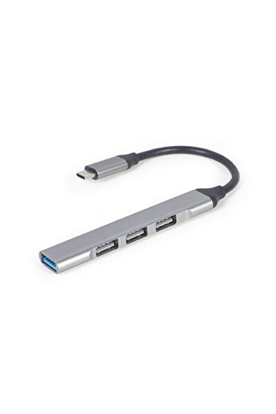 Gembird HUB extern USB Type-C Argintiu