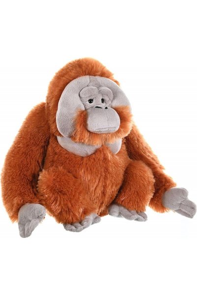 mavi su dünyası Plush Male Orangutan Plush 30 cm Wild Republıc Ck Series