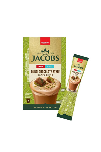 Jacobs Dubai Chocolate Style Cappuccino 19,5 g Kutu (8 ADET)
