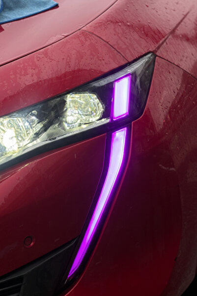 Banxtre ملصق تصميم مصباح أمامي ملون يعمل بتقنية LED للاستخدام النهاري لسيارة ...
