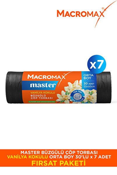 MACROMAX Master Vanilla Medium Size 30Pcs X7