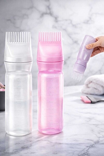 Masdala Egar Hair Coloring Bottle with Comb Conditioning Oil Application Appl...