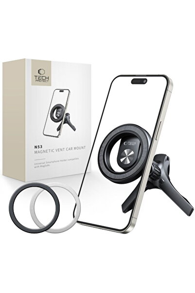 Tech-Protect N53 MAGNETIC MAGSAFE STABLE VENT CAR MOUNT BLACK