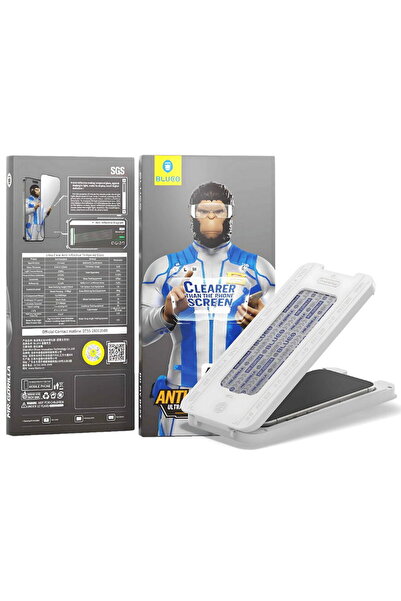 BLUEO Screen Protector for iPhone 14 Pro Max with Pro Applicator - Anti-Refle...