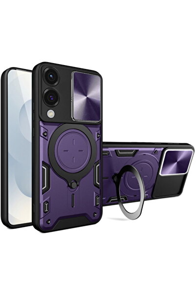 Techsuit Husa pentru Samsung Galaxy S25 Edge - CamGuard Pro - Purple