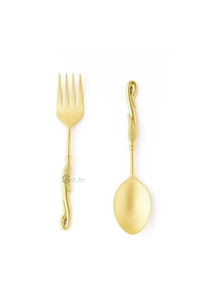 SQF Elegant gold-designed spoon set