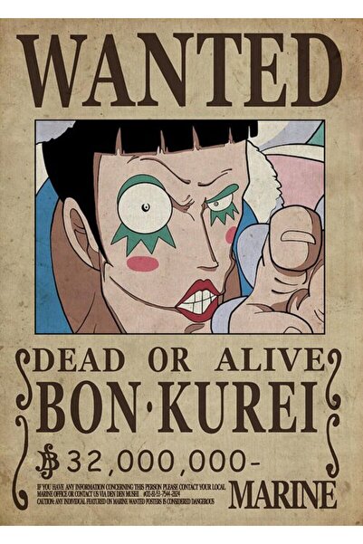512 STORE One Piece Wanted Poster Çerçevesiz Kuşe Kağıt Poster Anime Serisi F...