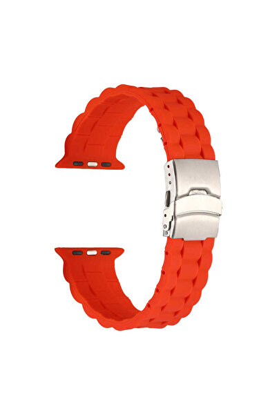 FLAMENKO Watch 38mm Krd-72 Compatible Flmk Strap-Orange
