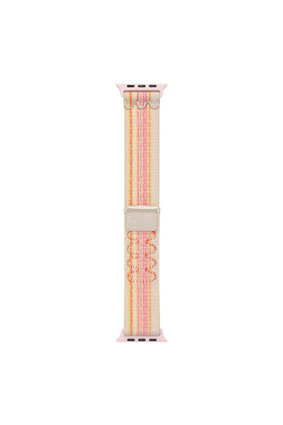 FLAMENKO Watch 44mm Compatible Krd-91 Woven Strap Flmk- Pink