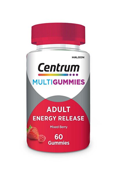 Centrum مكمل غذائي متعدد الفيتامينات لإطلاق الطاقة بنكهة التوت المشكل