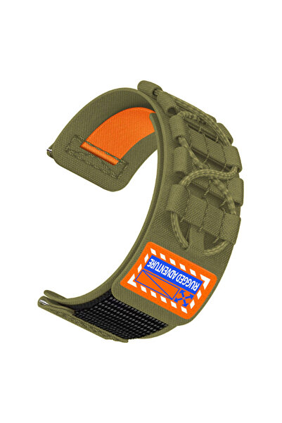 FLAMENKO Huawei Gt2 46mm Flmk Krd-112 22mm Orbital Braided Rope Design Nylon ...