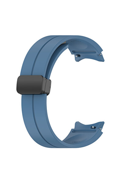 FLAMENKO Galaxy Watch 4 44mm Compatible Krd-84 Compatible Flmk Strap-Blue