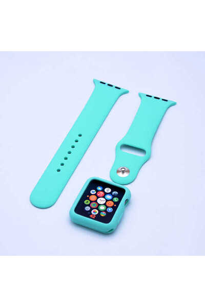 FLAMENKO Watch 42mm Compatible 3 in 1 Classic Flmk Strap-Green